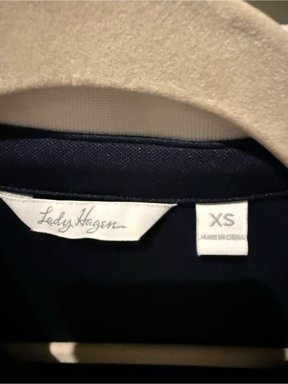 Lady Hagen Navy and White Floral Golf Dress - Picture 4 of 4